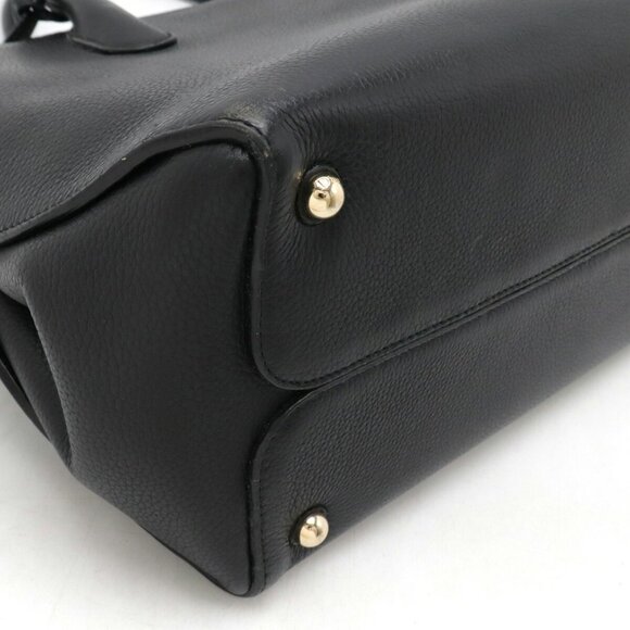 DIOR Black Leather Tote Bag - Picture 4 of 10